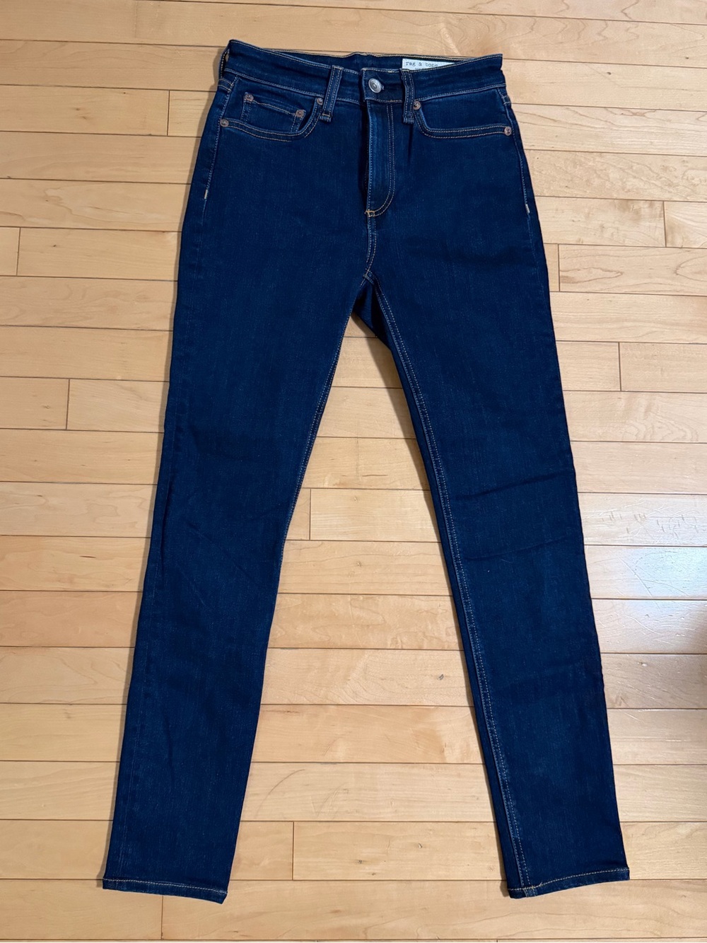 Rag & Bone Nina High Rise Skinny Jeans Dark Wash Size 23